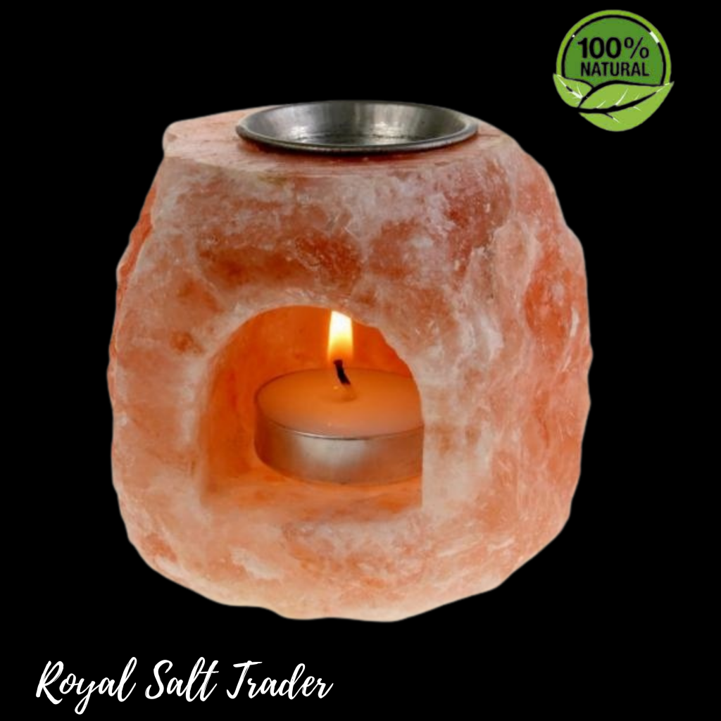 himalayan salt candle holder